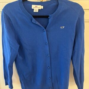 Vineyard Vines Women's Vibrant Blue Cardigan